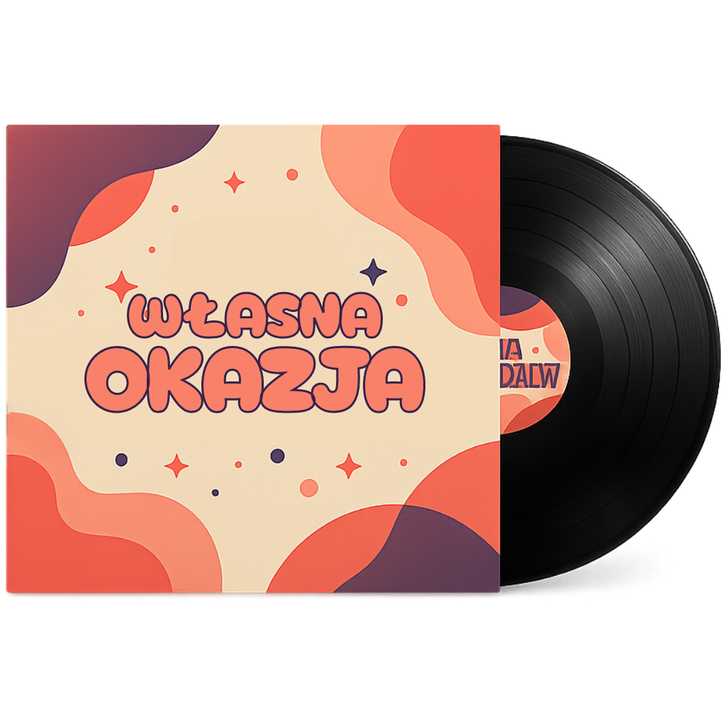 okładka produktu personalizowanej piosenki na własną okazję